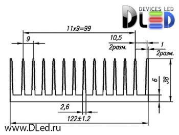   Радиатор охлаждения Dled Ice-36