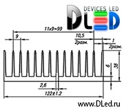   Радиатор охлаждения Dled Ice-36