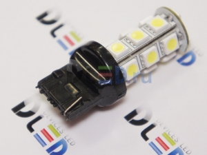   Автолампа светодиодная W21W - T20 - 7440 - W3x16d - 18 SMD 5050 24V Black