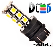   Автолампа светодиодная P27/7W - T25 - 3157 - 18 SMD 5050 Black (2шт.)