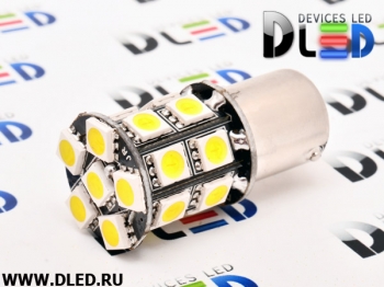   Автолампа светодиодная 1156 - P21W - S25 - BA15s - 20 SMD 5050 Black (2шт.)