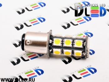   Автолампа светодиодная 1157 - P21/5W - S25 - BAY15d - 18 SMD 5050 (2шт.)