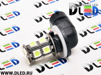   Автолампа светодиодная H27 881 - 13 SMD 5050 Black (2шт.)