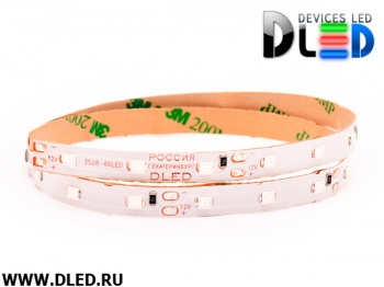   Светодиодная лента IP22 SMD 2835 (60 LED) Синий  (1 layer)