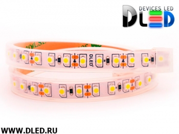   Влагозащищённая светодиодная лента в трубке SMD 3528 (120 LED) ip67 24V DC Белый