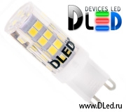   Светодиодная лампа G9 - 51 SMD2835 4W Dled Белый