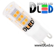   Светодиодная лампа G9 - 51 SMD2835 4W Dled Теплый белый