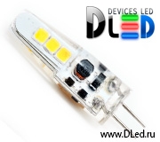  Светодиодная лампа G4 - 6 SMD2835 3W Холодный белый