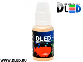   Жидкость для электронных парогенераторов Dled PG+VG 0mg Клубника