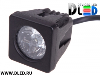   Фара рабочего освещения 1 led CREE Dled 10W Spot Дальний свет (Точечный)