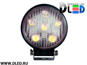   Фара рабочего освещения 6 led Epistar Dled 18R Spot Дальний свет (Точечный)