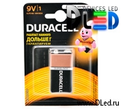   Щелочной элемент питания DURACELL 9V 6LP3146