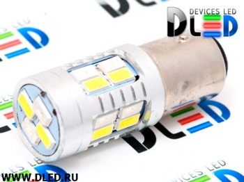   Автолампа светодиодная 1157 - P21/5W - S25 - BAY15d - 20 SMD 5730 Белый-Желтый (2шт.)