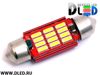   Автолампа светодиодная C5W FEST 36 мм - 12 SMD 4014 (2шт.)