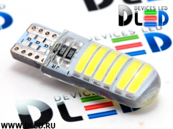   Автолампа светодиодная T10 - W5W - 12 SMD 7020 (2шт.)