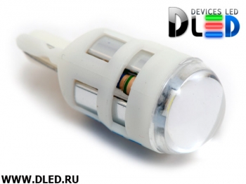   Автолампа светодиодная T10 - W5W - 3W 1 SMD 3030 White (2шт.)