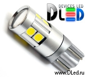   Автолампа светодиодная T10 - W5W - 9 SMD 3030 (2шт.)