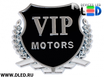   Стикер для автомобиля "VIP MOTORS" Black