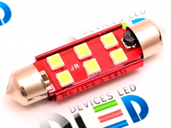   Автолампа светодиодная C5W FEST 41 мм - 6 SMD 2835 Белый (2шт.)