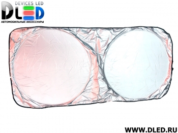   Защита от солнца двойная Dled 145x69 в автомобиль