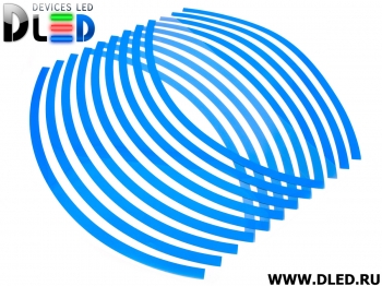   Стикер для колес автомобиля DLED "Полосы"