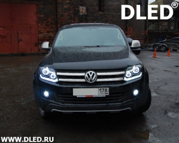   Ангельские глазки на Volkswagen Amarok 2010+