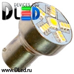   Автолампа светодиодная 1156 - P21W - S25 - BA15s - SMD 5050 + 1210 (2шт.)