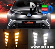   Штатные дневные ходовые огни Dled 2x10w Toyota CHR