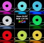   Светодиодный неон SMD 3030 (120 LED RGB Многоцветная) 12 x 6мм 50м 12V