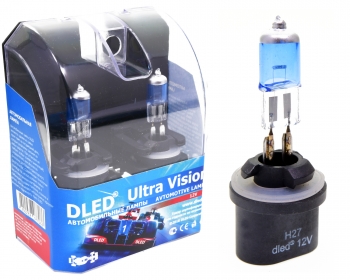   Автомобильная лампа H27 880 27W 6500K DLED "Ultra Vision"